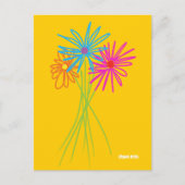 Art Postcard: Blume Bunch Postkarte (Vorderseite)