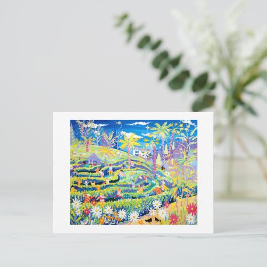 Art Postcard: Das Maze im Glendurgangarten Postkarte (Stehend Vorderseite)