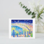 Art Postcard: Französischer Kuss, Nizza Postkarte (Stehend Vorderseite)