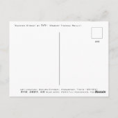 Art Postcard - 'Summer Street' Postkarte (Rückseite)