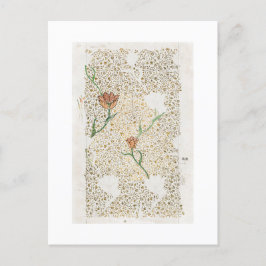 ART POSTCARD : WILLIAM MORRIS : GARDEN TULIP POSTKARTE