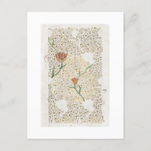 ART POSTCARD : WILLIAM MORRIS : GARDEN TULIP POSTKARTE