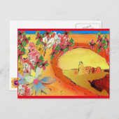 Art Postcard Wüstenbrücke Postkarte (Vorne/Hinten)