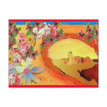 Art Postcard Wüstenbrücke