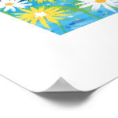 Art Poster: Baden von Babes & Sommer Blume, Menton Poster (Ecke)