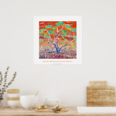 Art Poster: Banrock Station Sunset Mallee Tree Poster (Küche)