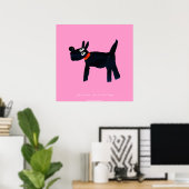 Art Poster: Bella The Scotty Dog Poster (Heimbüro)