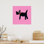 Art Poster: Bella The Scotty Dog Poster (Küche)