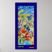 Art Poster: Blauer Maler von Eden Poster (Vorne)