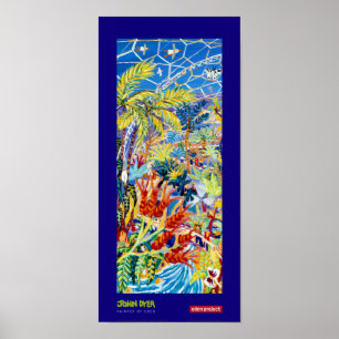 Art Poster: Blauer Maler von Eden Poster