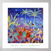 Art Poster: Der Geist des Regenwaldes des Amazonas Poster (Vorne)