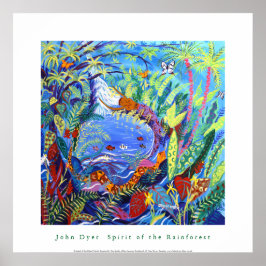 Art Poster: Der Geist des Regenwaldes des Amazonas Poster