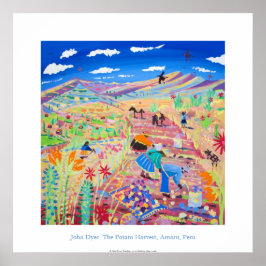 Art Poster: Die Kartoffelernte, Amaru, Peru Poster