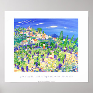 Art Poster: Die Traubenernte, Provence, Rastteau Poster