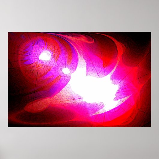 Art Poster Digitale Abstrakte Computergrafik Print (Vorne)