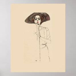 ART POSTER : EGON SCHIELE : PORTRAIT DER FRAU 1910