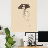 ART POSTER : EGON SCHIELE : PORTRAIT DER FRAU 1910 (Heimbüro)