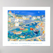 Art Poster: Entladen der Fänge, Coverack, Cornwall Poster (Vorne)