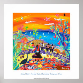 Art Poster: Festival Moon and Stars Poster