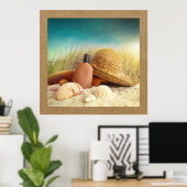 Art Poster für Beach Scene Fotografie (Heimbüro)