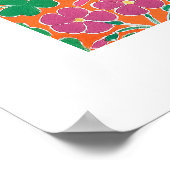 Art Poster: Gesang und Zinging, Hanbury Garden Poster (Ecke)