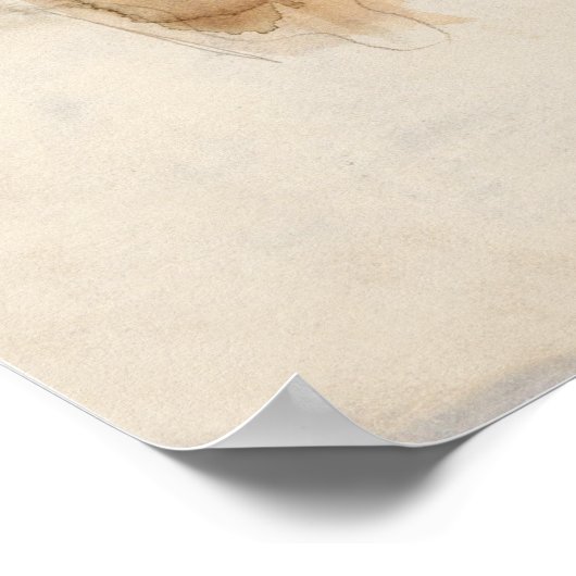 ART POSTER : GEZEICHNET : AUGUSTE RODIN (Ecke)