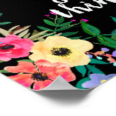 Art Poster: Glaube nicht alles, was du denkst Poster (Ecke)