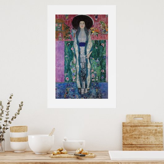 ART POSTER : GUSTAV KLIMT : ADELE BLOCH-BAUER 1912 (Küche)