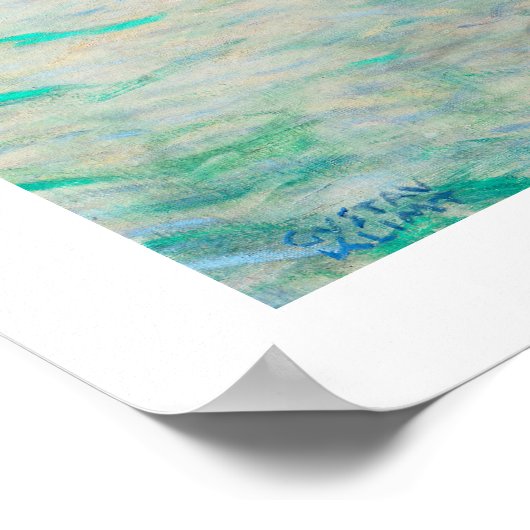 ART POSTER : GUSTAV KLIMT : ATTERSEE (Ecke)