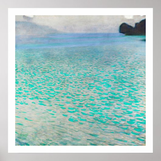 ART POSTER : GUSTAV KLIMT : ATTERSEE (Vorne)