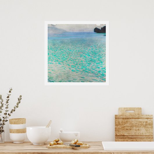 ART POSTER : GUSTAV KLIMT : ATTERSEE (Küche)