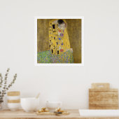 ART POSTER : GUSTAV KLIMT : DIE KISS, 1907-08 (Küche)