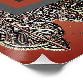 Art Poster mit Goddess Artemis (Ecke)