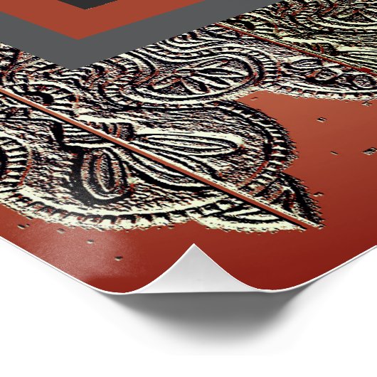 Art Poster mit Goddess Artemis (Ecke)