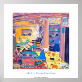 Art Poster: Peruanische Küche. Kartoffel Poster