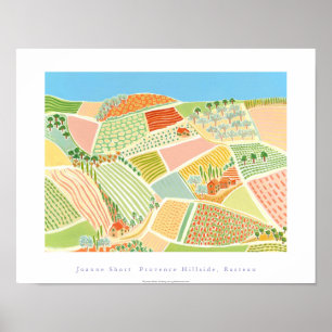 Art Poster: Provence Hillside, Rasteau, Frankreich Poster