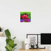 Art Poster "Psychedelic" (Heimbüro)