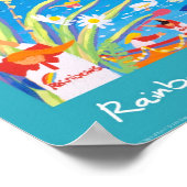Art Poster: Rainbows 100 Jahre Spaß ! Poster (Ecke)
