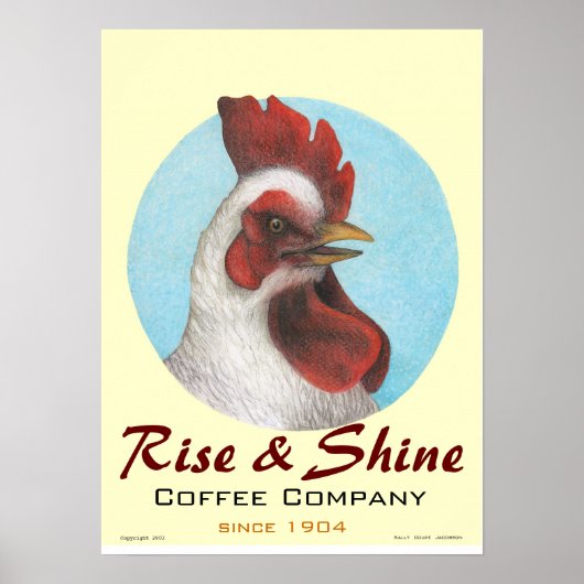 Art Poster / "Rise & Shine" / Sally Coupe Jacobson (Vorne)