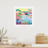 Art Poster: Rose über Helford, Cornwall Poster (Küche)