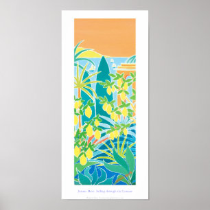 Art Poster: Segeln durch die Zitronen Poster