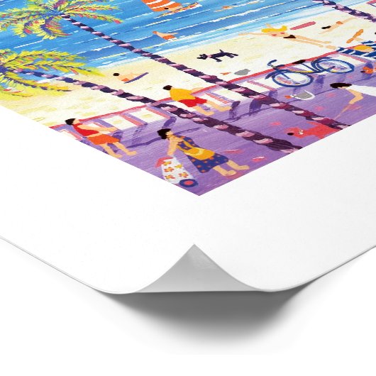 Art Poster: Sonnenschein im Paradies, Menton Frank Poster (Ecke)