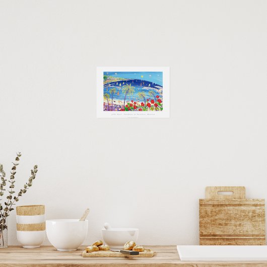 Art Poster: Sonnenschein im Paradies, Menton Frank Poster (Küche)