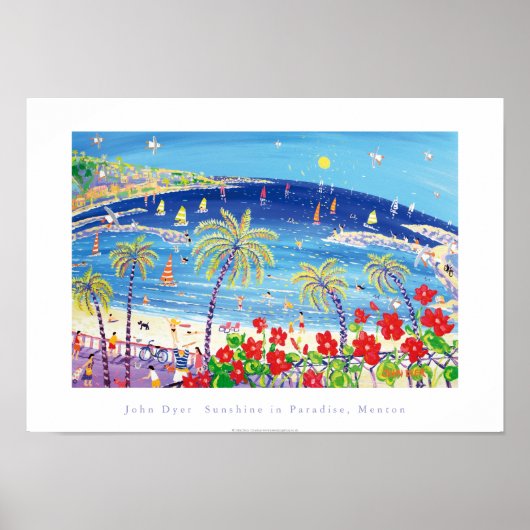 Art Poster: Sonnenschein im Paradies, Menton Frank Poster (Vorne)