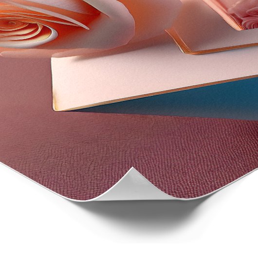 Art Poster Template (Matte / Square) (Ecke)