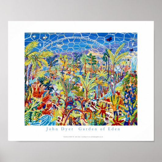 Art Poster: The Eden Project von John Dyer Poster (Vorne)
