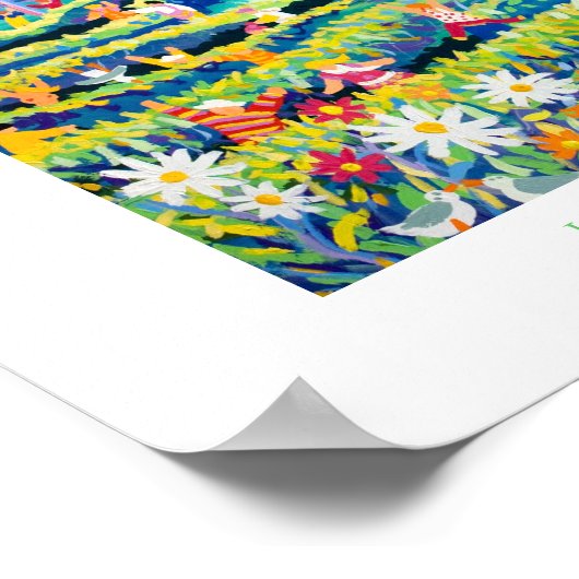 Art Poster: The Maze at Glendurgan by John Dyer Poster (Ecke)