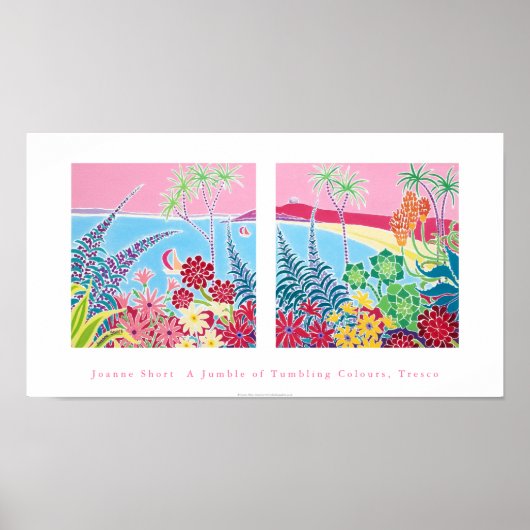 Art Poster: Tresco, Isles of Scilly, Cornwall. Poster (Vorne)
