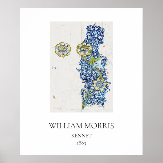 ART POSTER : WILLIAM MORRIS : KENNET : 1883 (Vorne)