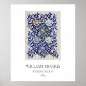 ART POSTER : WILLIAM MORRIS : WATERCOLOR 1883 (Vorne)